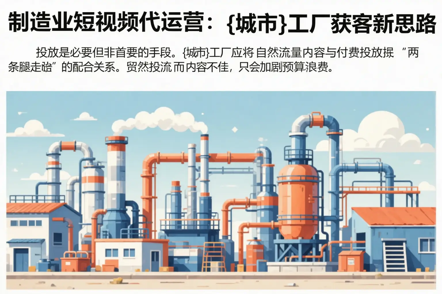 制造业短视频代运营：六盘水工厂获客新思路
