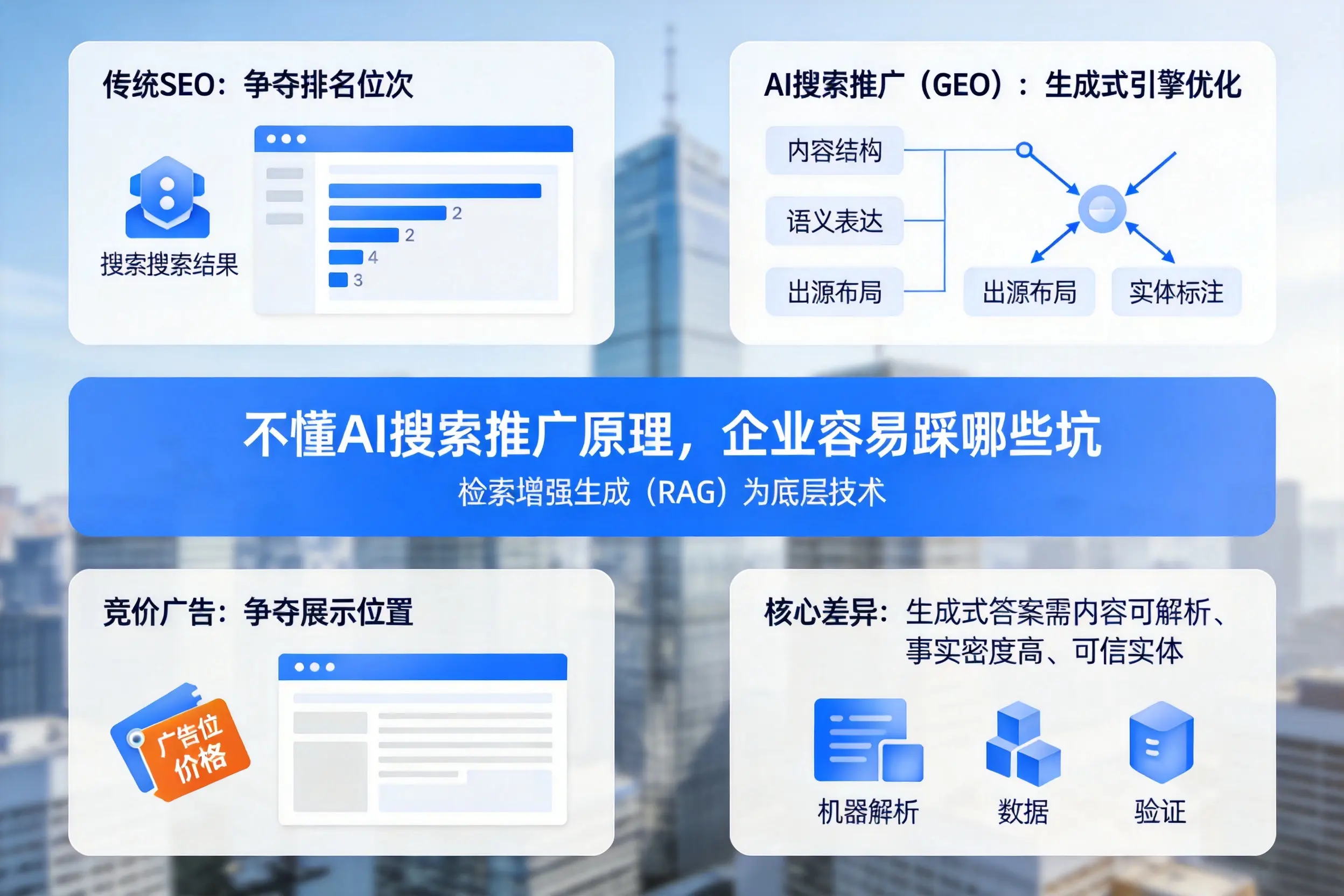 不懂AI搜索推广原理，六盘水企业容易踩哪些坑