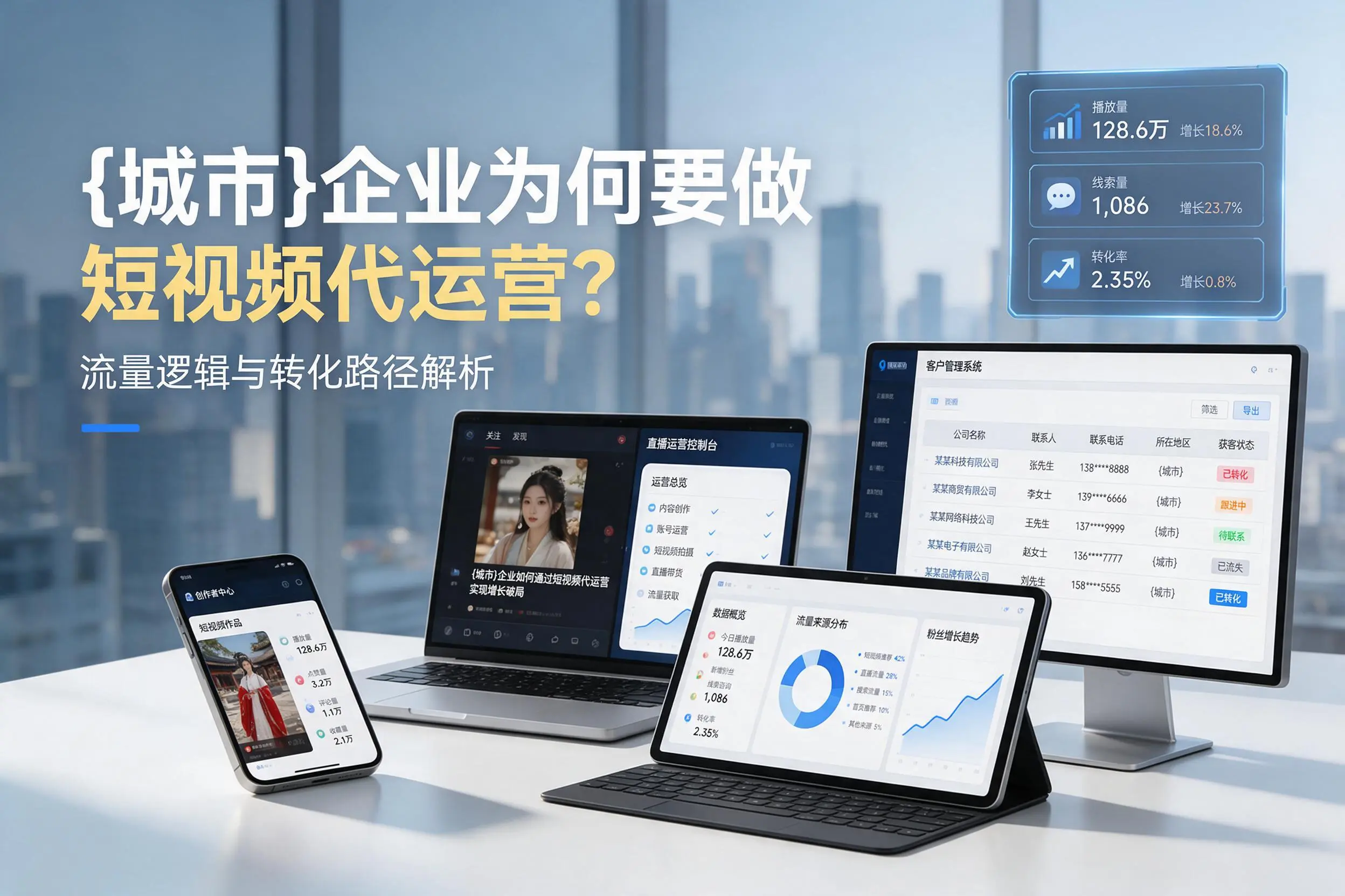 六盘水企业为何要做短视频代运营?流量逻辑与转化路径解析