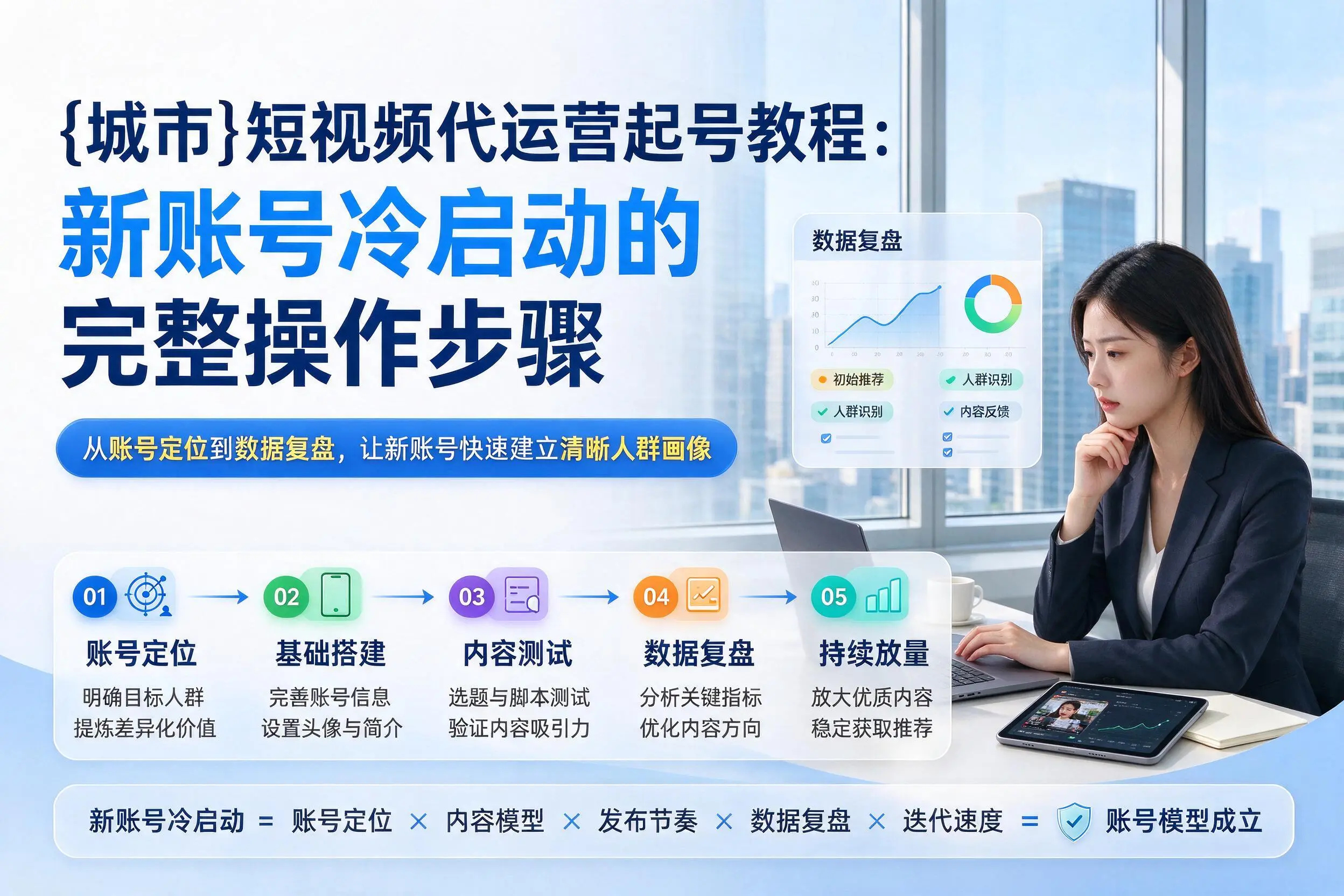 六盘水短视频代运营起号教程：新账号冷启动的完整操作步骤