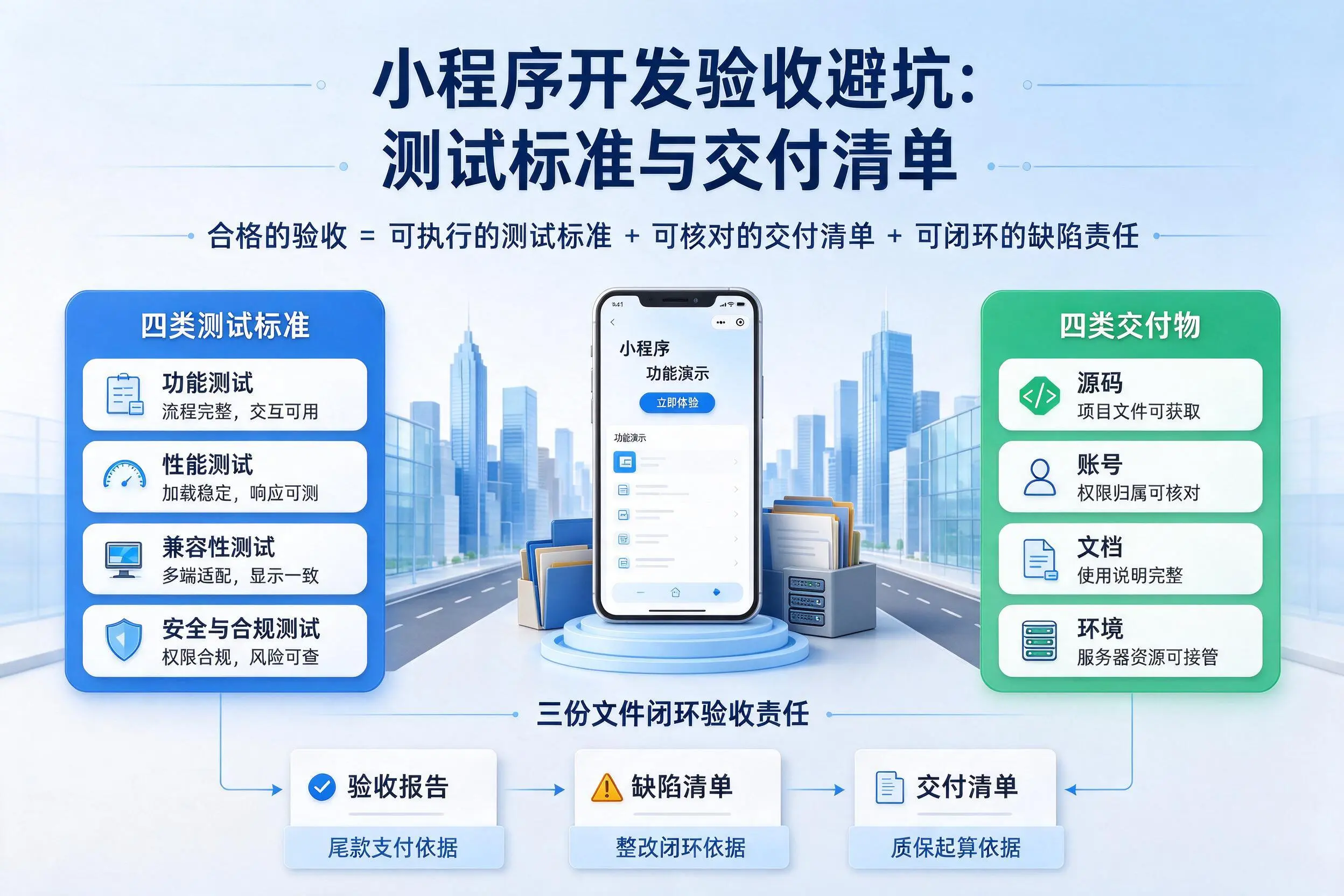 六盘水小程序开发验收避坑:测试标准与交付清单