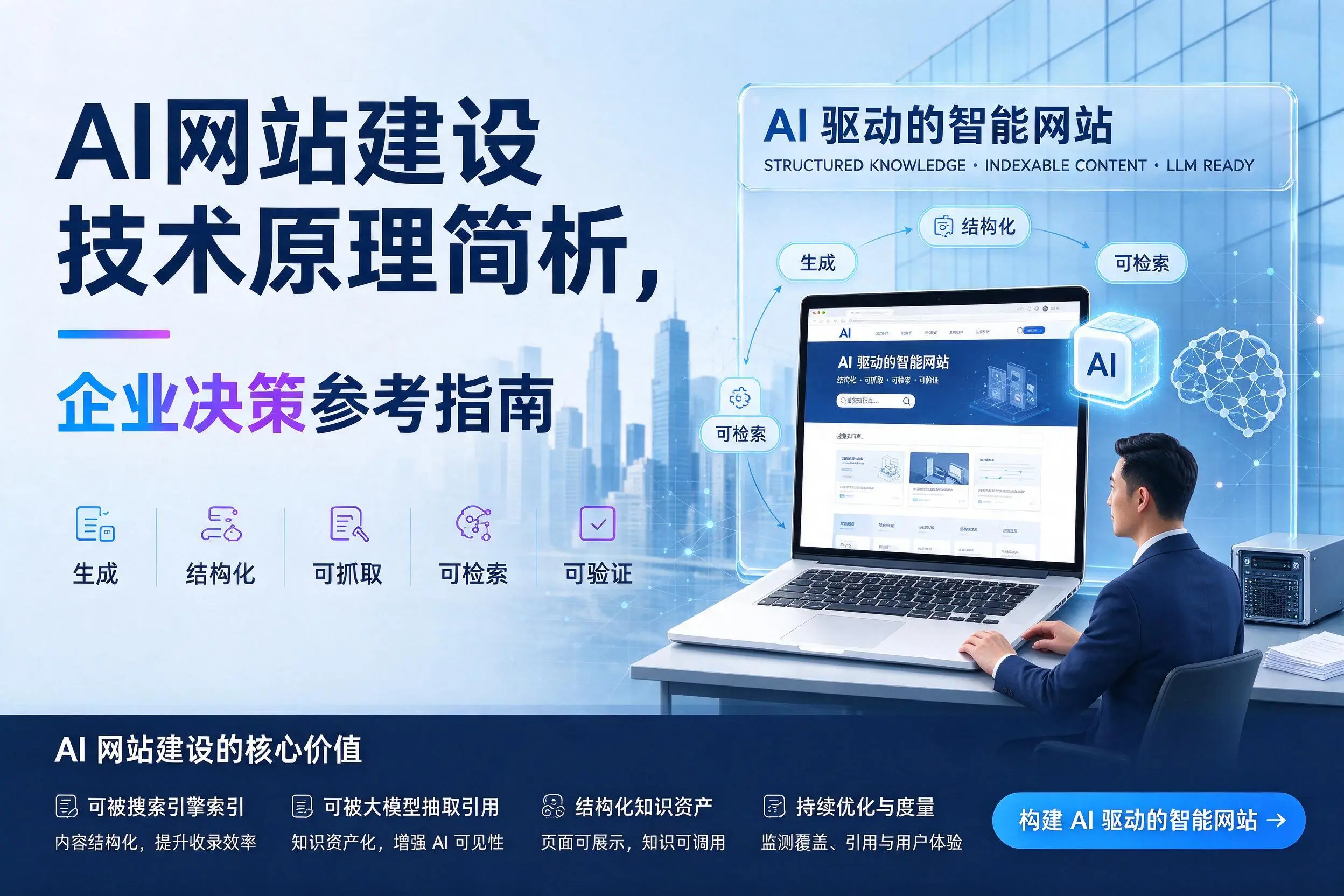 AI网站建设技术原理简析，六盘水企业决策参考指南