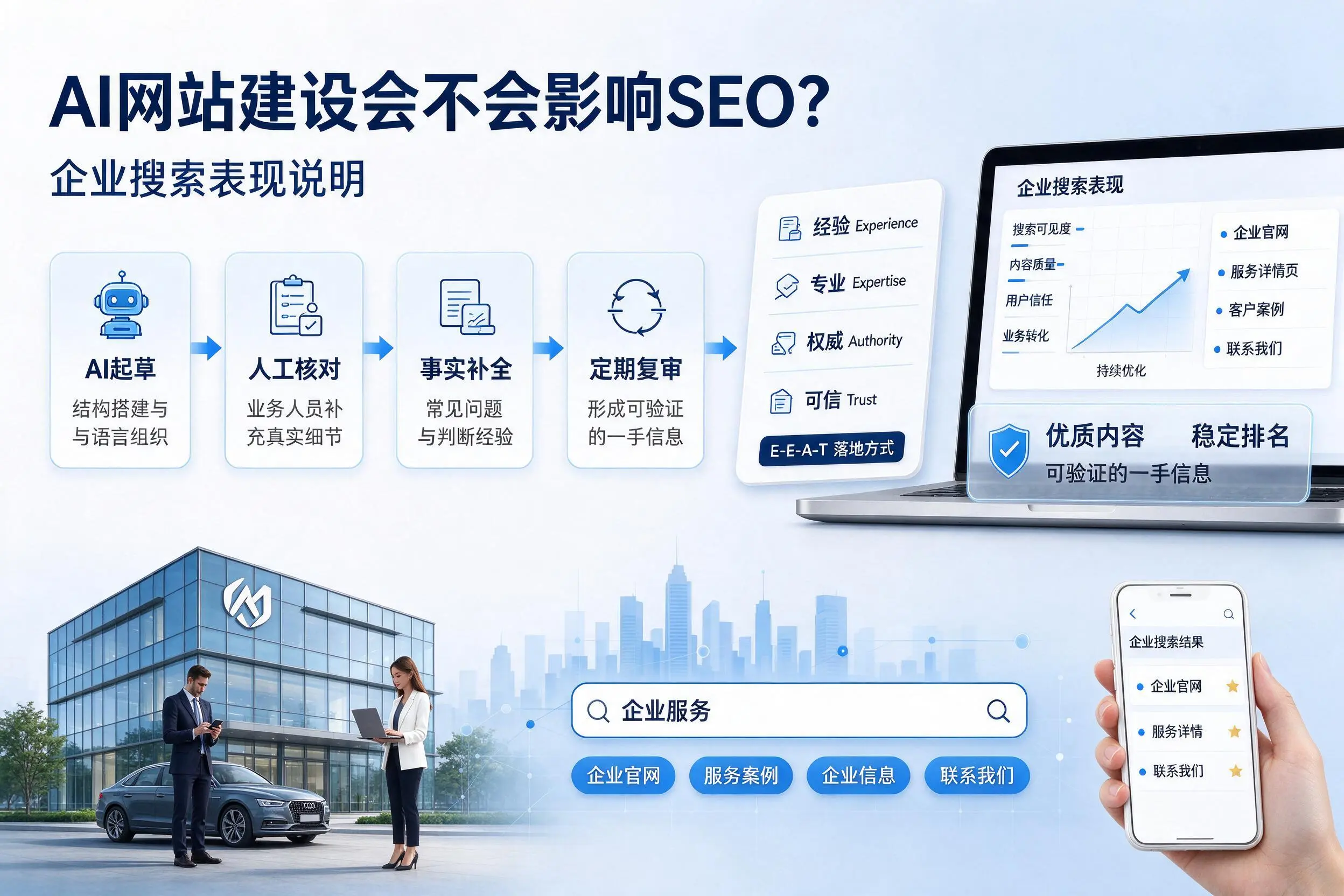 AI网站建设会不会影响SEO？六盘水企业搜索表现说明