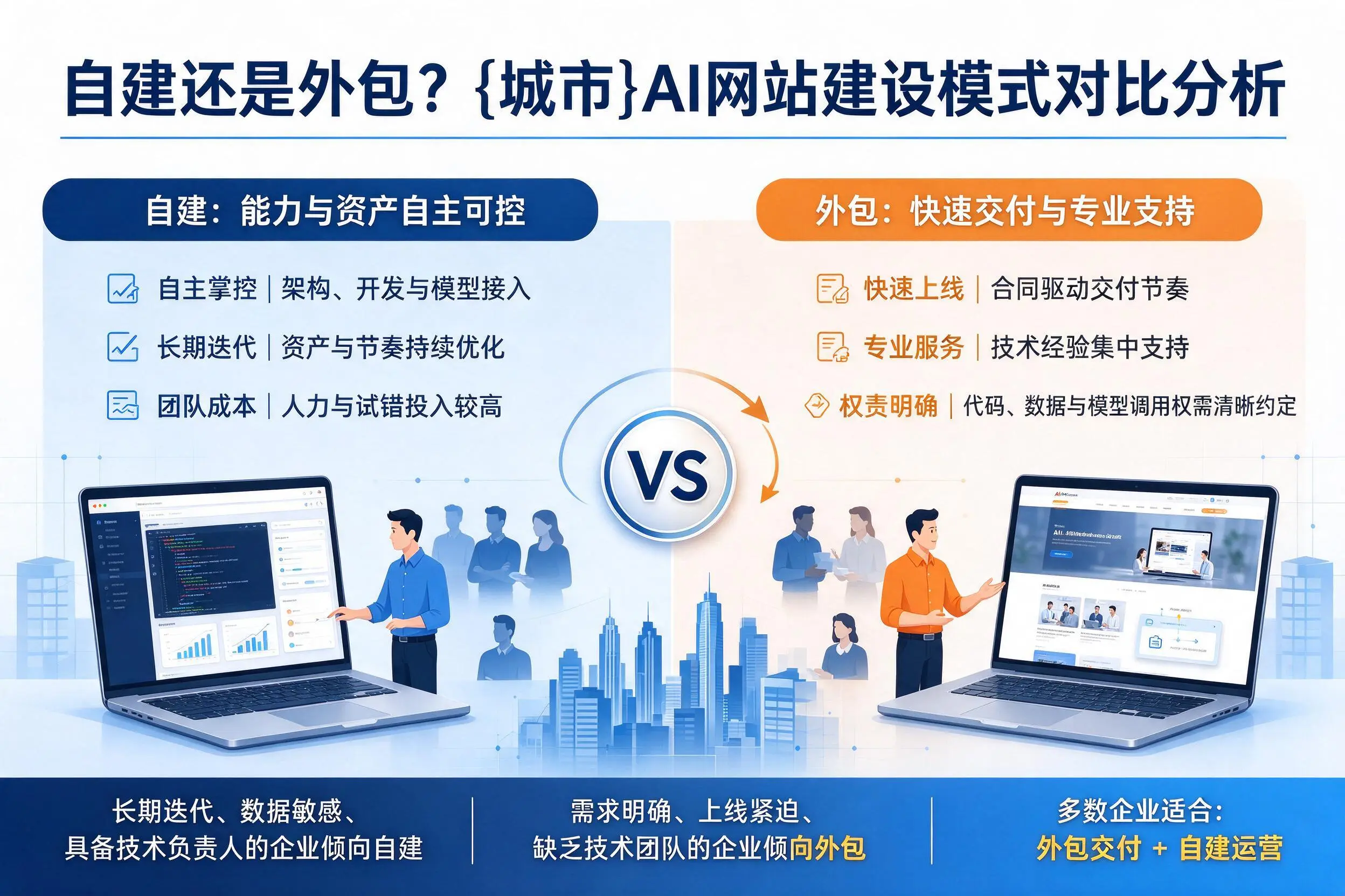 自建还是外包？六盘水AI网站建设模式对比分析